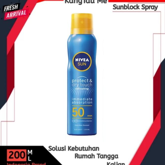 Nivea Sunblock Spray Sun Protect & Refresh Kaleng 200Ml
