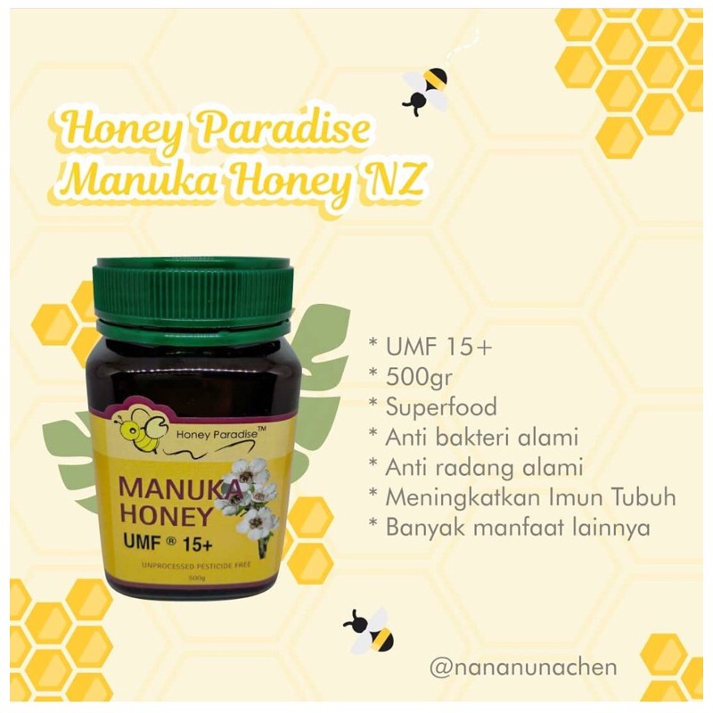 

Manuka honey 15+