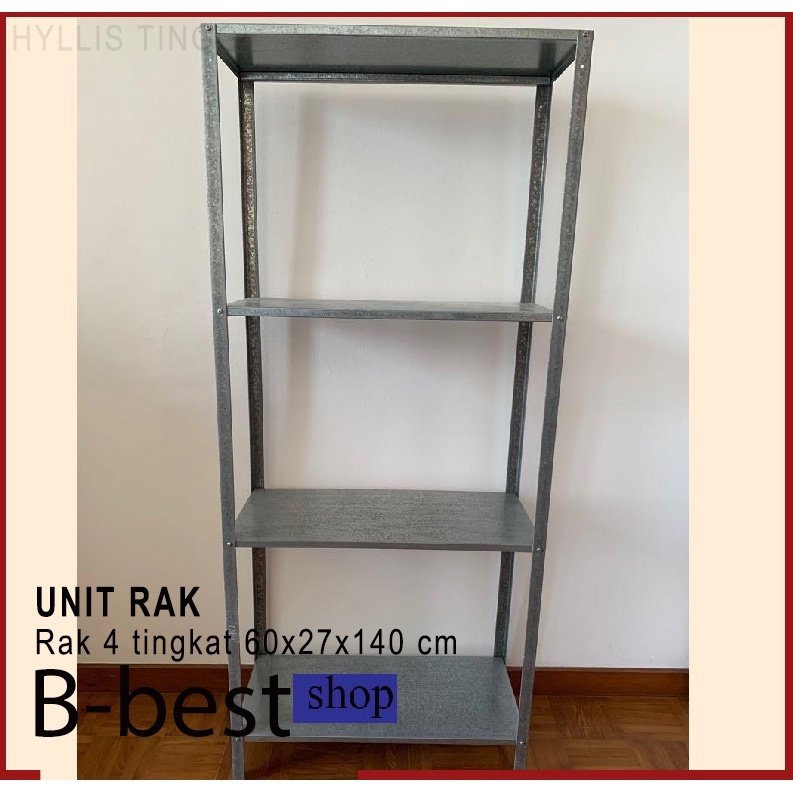 RAK BAJA 4 TINGKAT / rak susun rak TINGGI RAK TANAMAN rak serbaguna