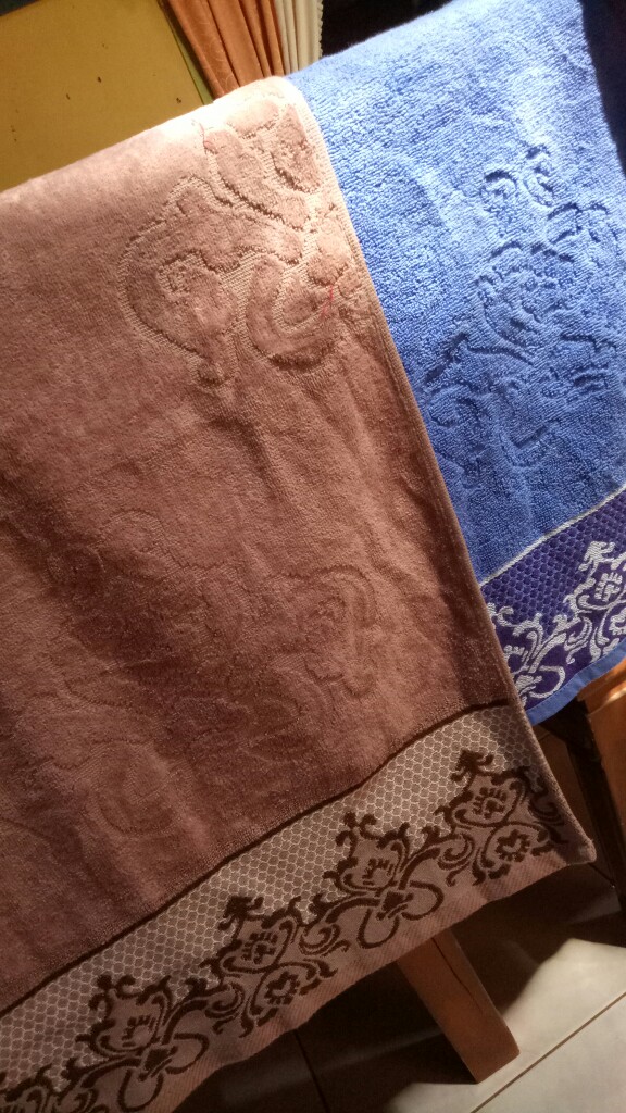 Handuk Jumbo Top Terry Batik Bunga Ukuran 155 X 80 | Handuk Mandi Dewasa