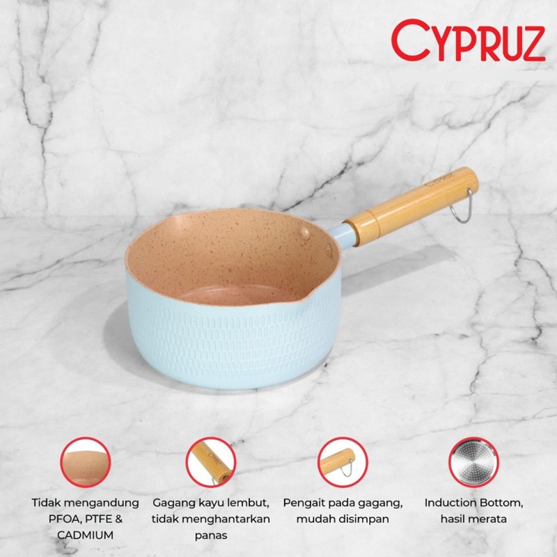 Cypruz Sauce Pan Biru 16 cm SN-0270