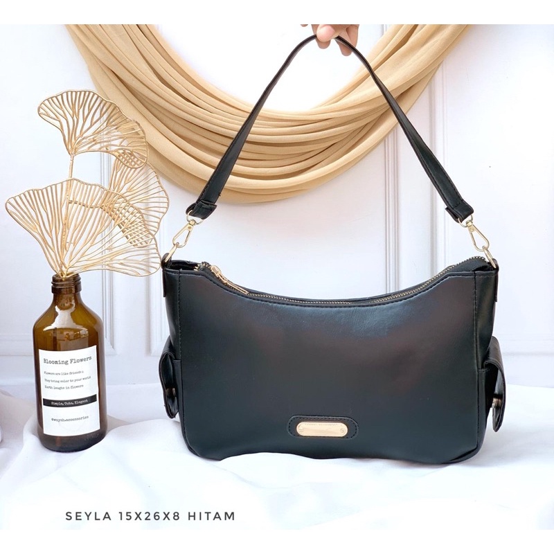 TAS KERJA TAS SELEMPANG WANITA / PRODUK LOKAL SLING BAG / SEYLA BAG