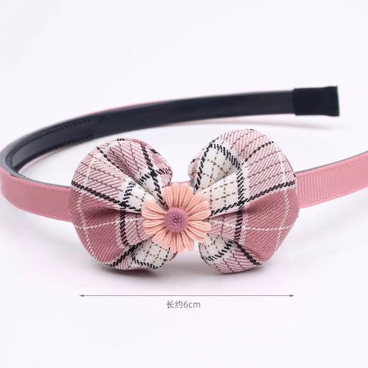 (Hello Girl)B02 Bando Anak Bandana Simpul Bunga- Headband - Bando Bandana Import