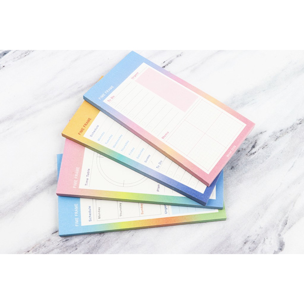 

Memo Warna Warni Weekly, Weekly To Do List, To Do List, Time Table