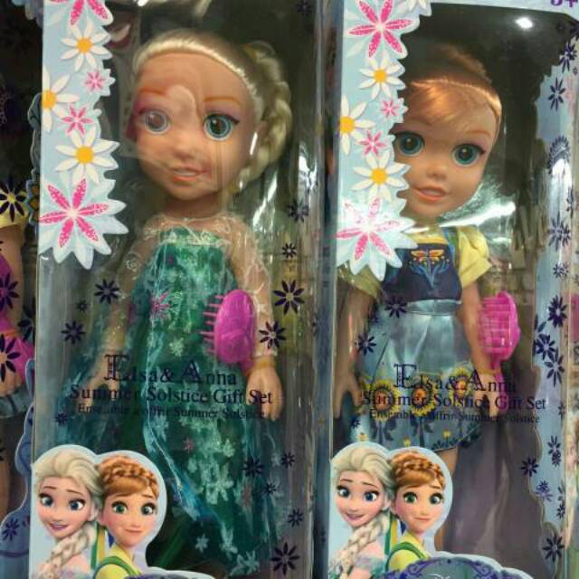 boneka frozen elsa anna toddler bisa nyanyi  singing doll (satuan)
