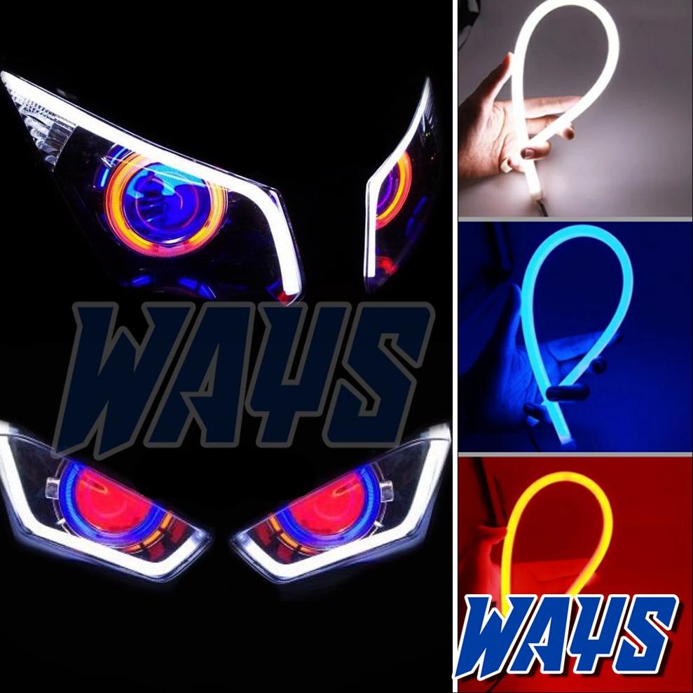 [KODE PRODUK V9RGA3778] [L164] Lampu DRL Alis 60cm LED Mobil Motor Scoopy Nmax PCX Vario CBR Vixion 