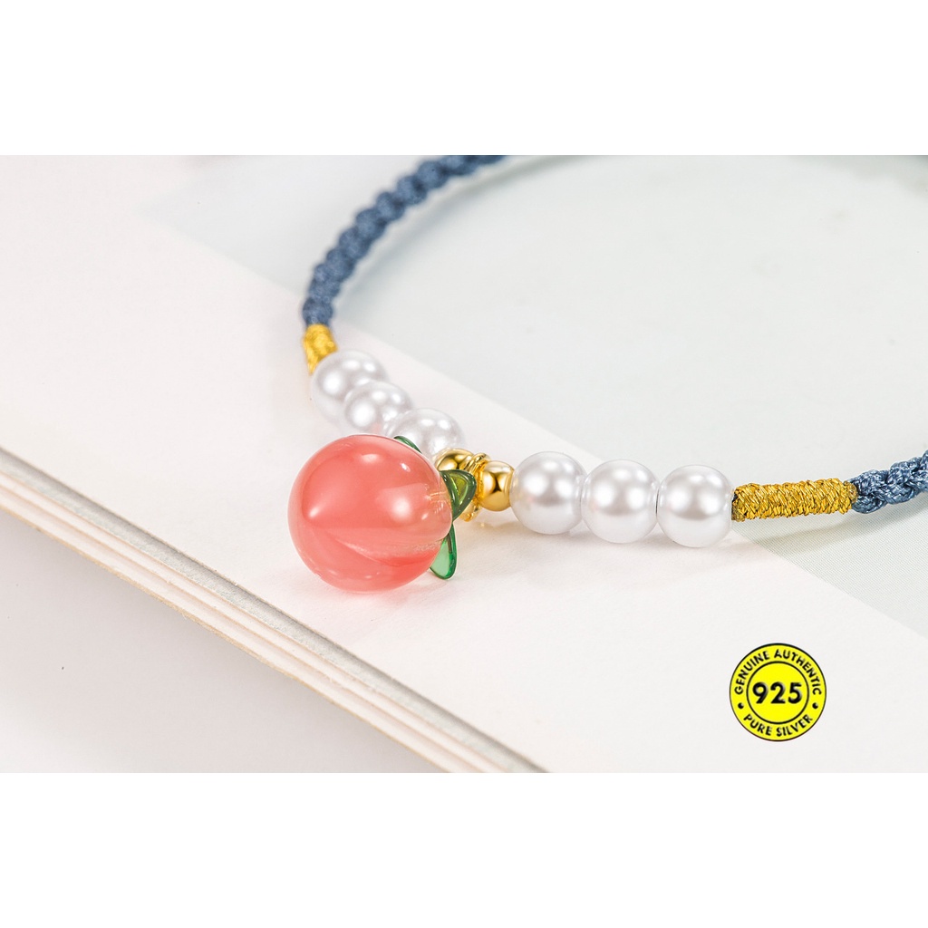 Strap Mutiara Imitasi Warna Biru Muda U1106