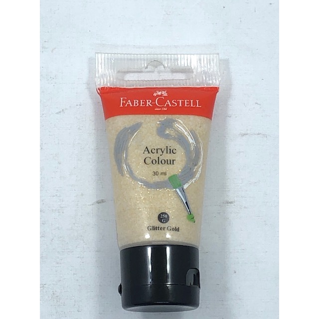 

FABER ACRYLIC 30 ML GLITTER GOLD 250