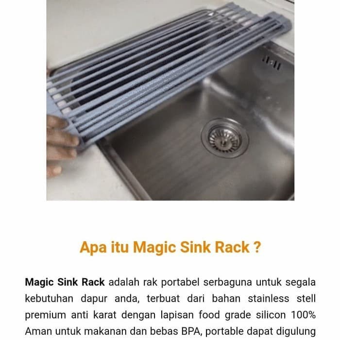 Magic Sink Rack New