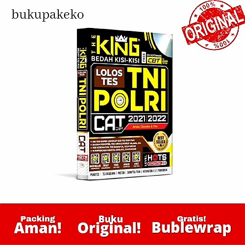 

DISKON HARGA BUKU BEST THE KING BEDAH KISI KISI TES LOLOS TES TNI POLRI 2021-2022 KPL225