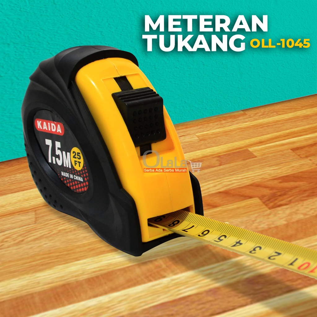 ALAT PENGUKUR TUKANG / METEREN TUKANG 7.5M-1045