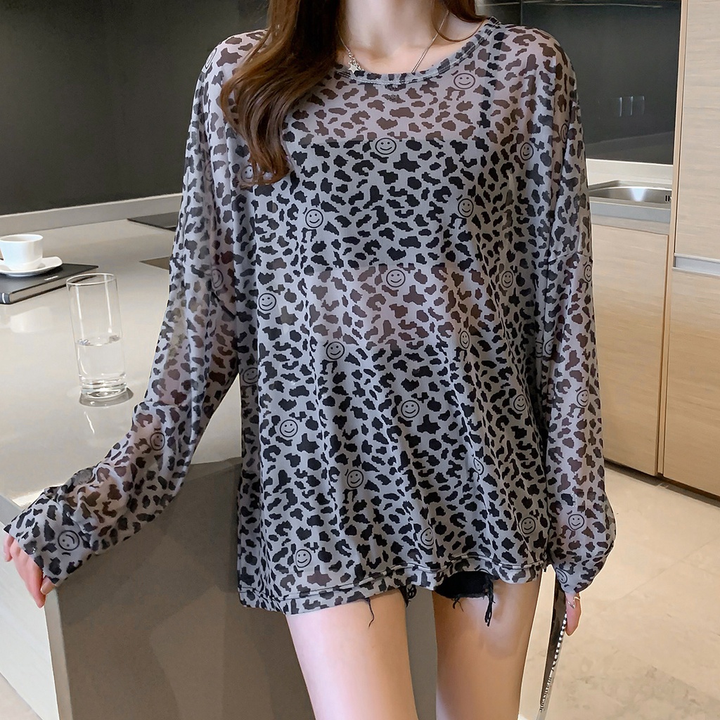XIAOZHAINV Kaos Wanita Korean Style Lengan Panjang 3743