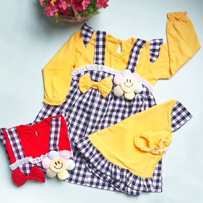 gamis anak perempuan / gamis muslim anak / baju muslim anak perempuan