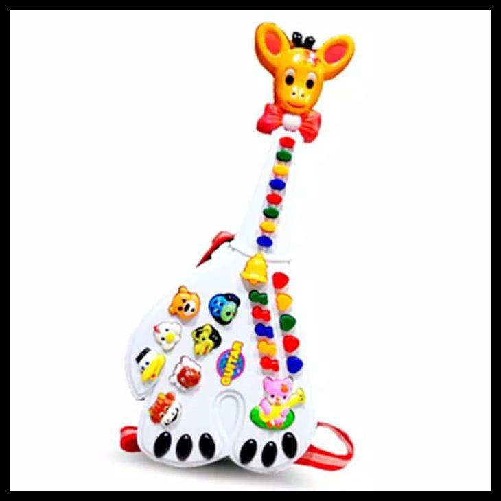 Mainan Anak Gitar Jerapah / Gitar Animal - Mainan Edukasi
