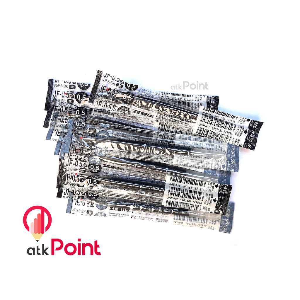 

ISI BOLPEN REFILL ZEBRA SARASA CLIP GEL RETRACTABLE 0.5 MM