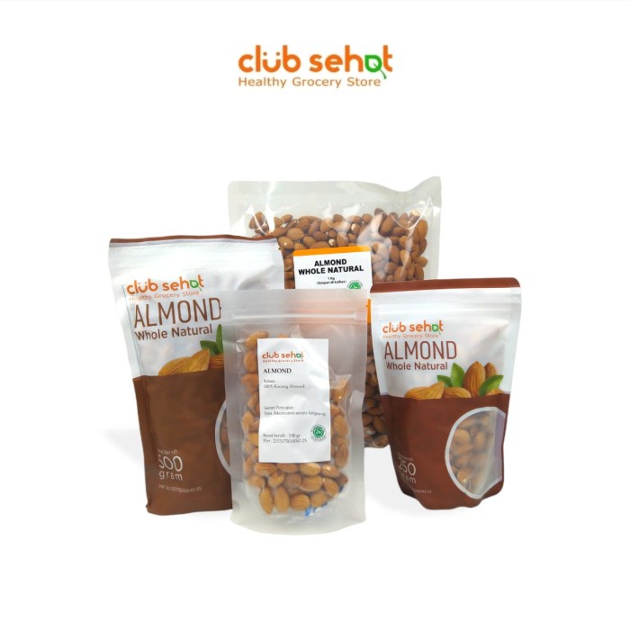 

Almond Whole Natural, 500gr - BARU