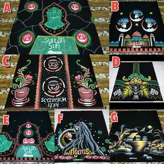 Sarung Lukis Ornamen Wayang Arjuno Nusantara Sujiwo Tejo