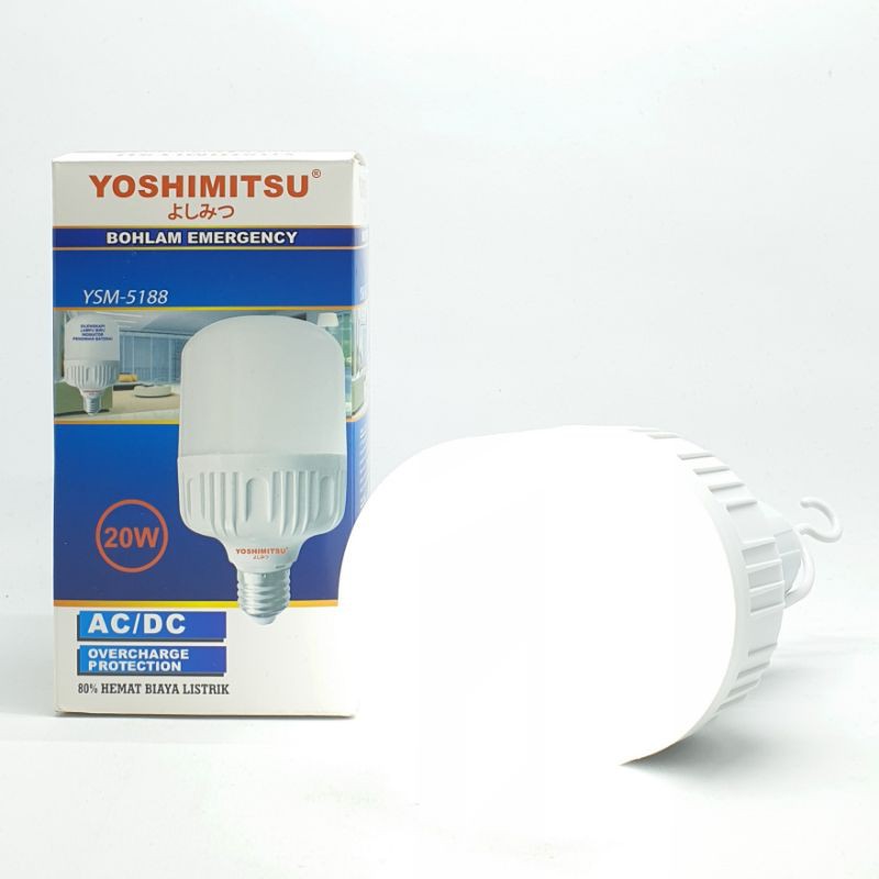 Lampu Led Bohlam Emergency 20W Yoshimitsu / Lampu Magic / Lampu Ajaib / Magic Lamp Led Bohlam Bulb