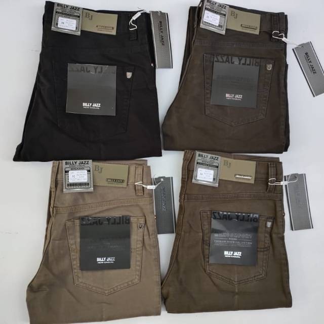 Celana Canvas Panjang Pria Original Billy Jazz