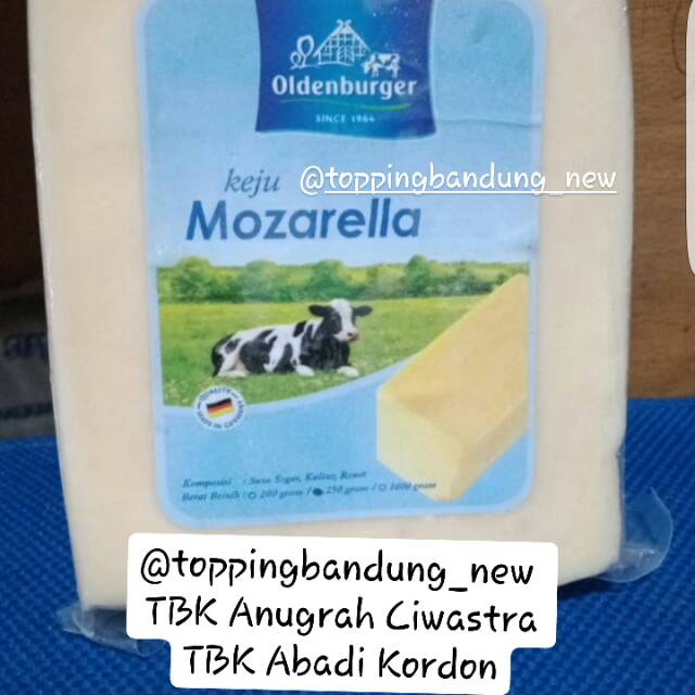 

Mozarella Oldenburger 250gr khusus kiriman gojek grab bandung