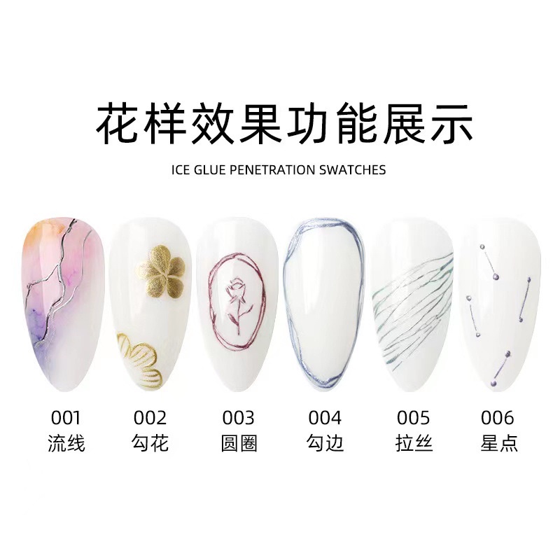 METAL PAINTING GEL POLISH NAIL ART KUTEK GEL 【 COD 】 PAINTING GEL Gold / Painting Gel Silver / Rosegold Gel Liner UV Gel Polish / Gel Painting Gold