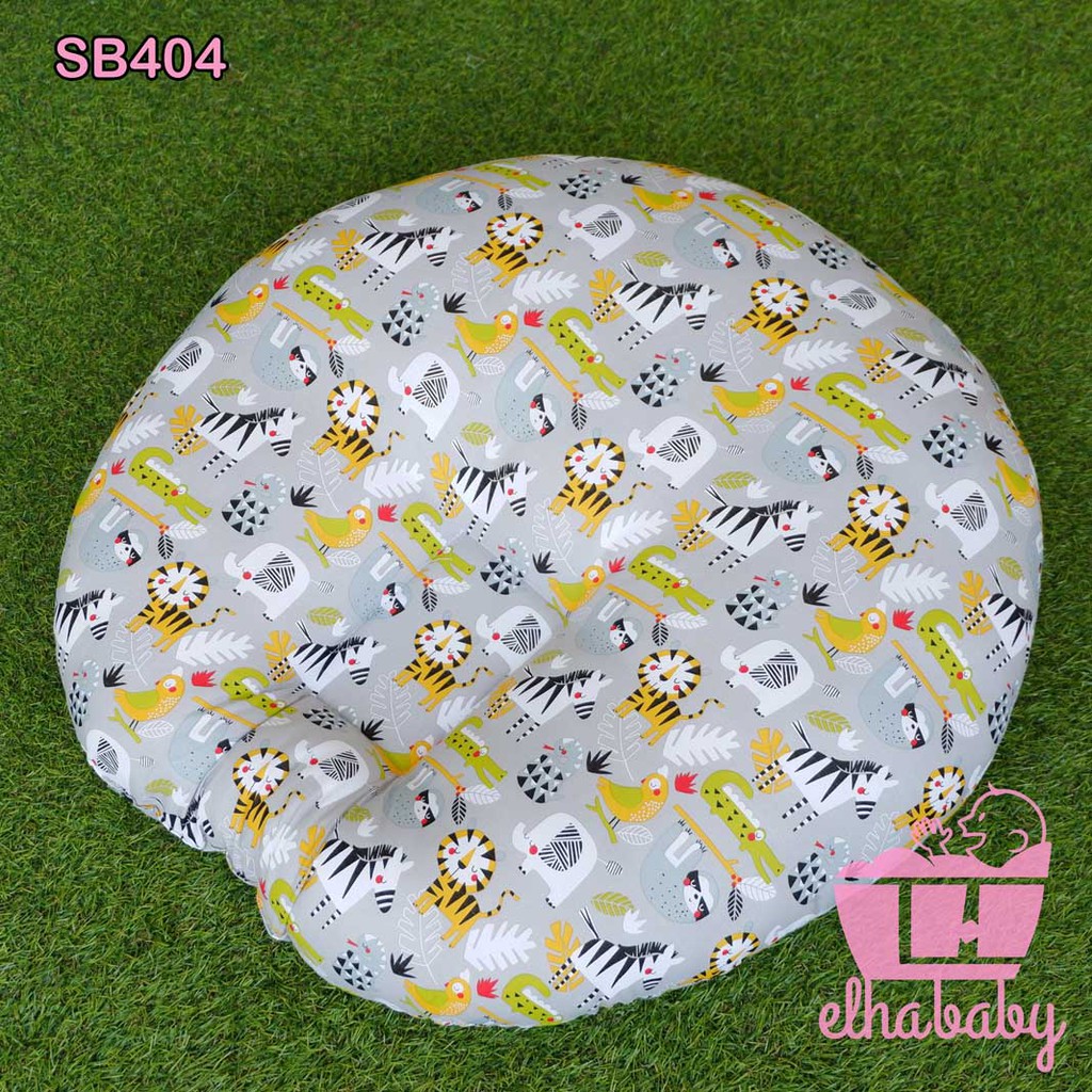 ELHA BABY GROSIR READY STOCK - Sofa Bayi Newborn Baby Lounger Motif kasur bayi menyusui matras