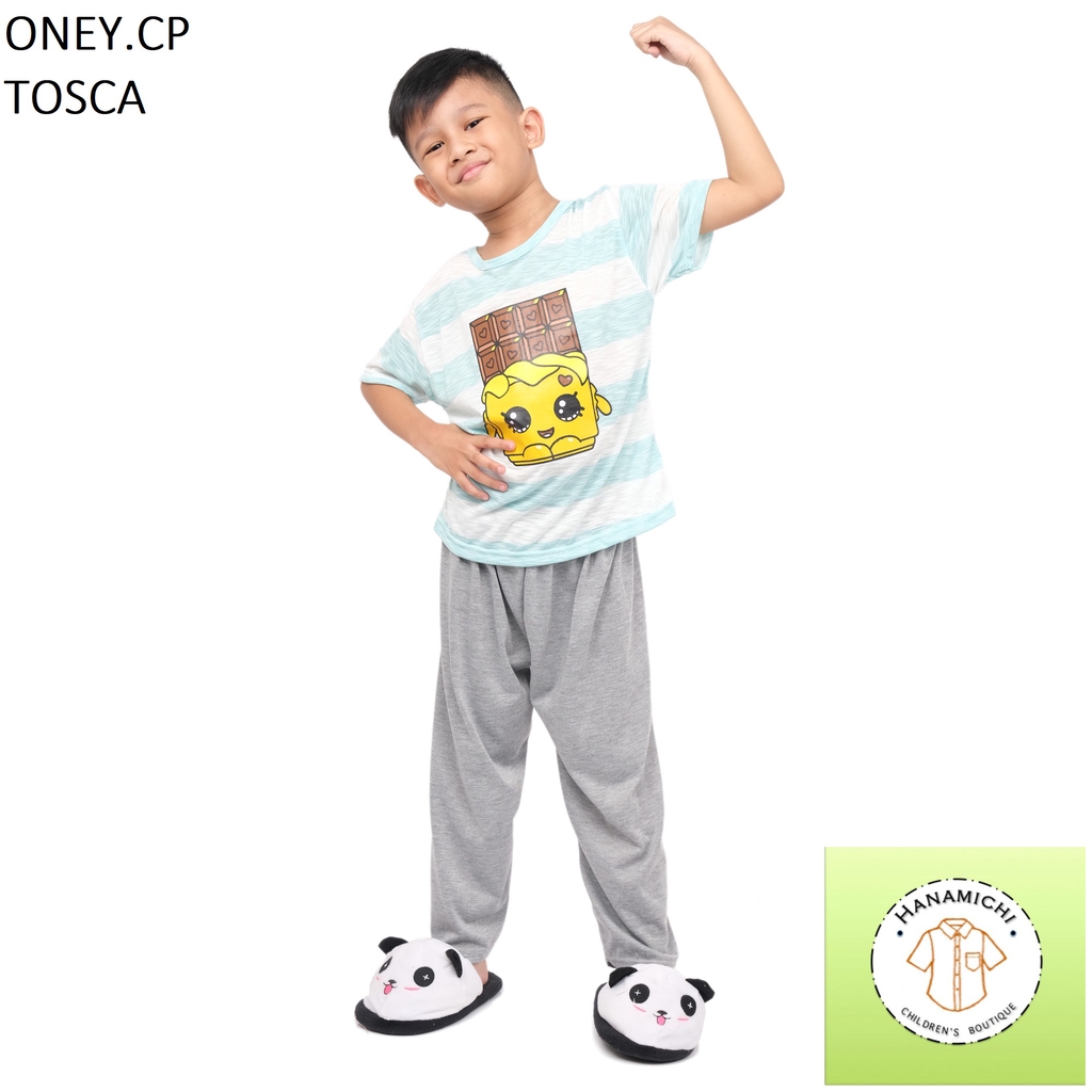 Hanamichi ONEY.CP Setelan Baju Tidur Anak Lengan Pendek