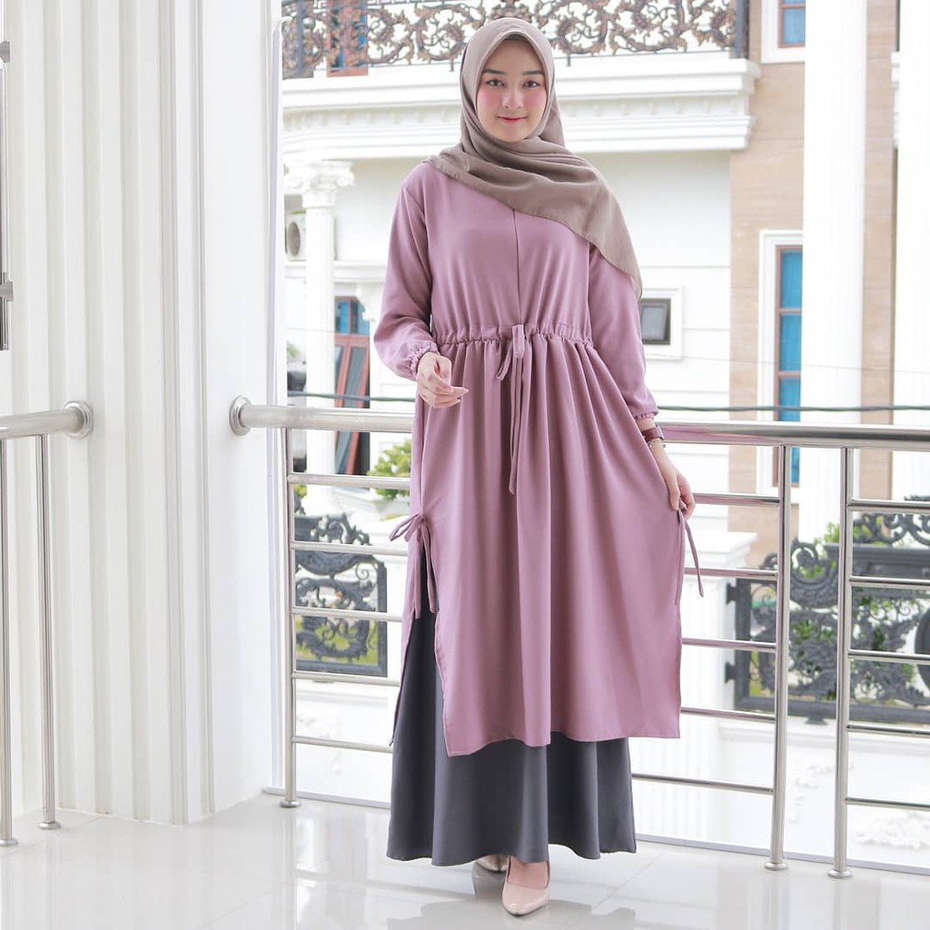 Mahani Gamis Wanita Terbaru Grosironlinemurah lebaran 2022 gamiswanita Gamispanjang Gamislebaran qw-2