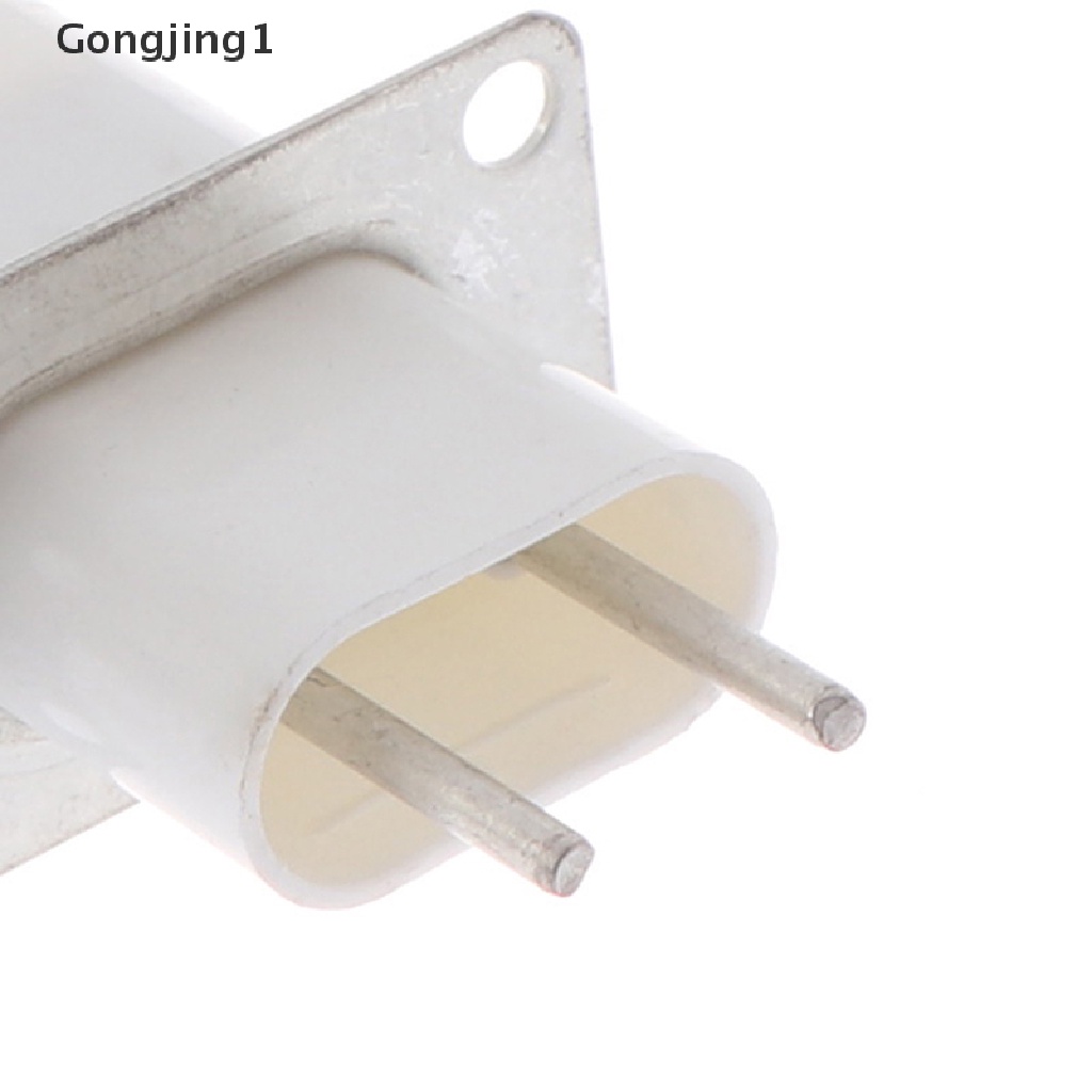 Gongjing 1pc Soket Konverter 4 Pin Filamen Magnetron Untuk Microwaveoven