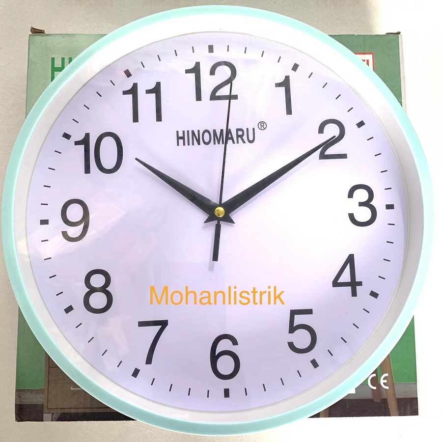 Jam Dinding Jarum Mewah Minimalis Hinomaru 10 inch Murah