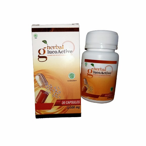 TERBARU GLUCOACTIVE Glucoactive Herbal Obat Diabetes Kencing Manis Asl