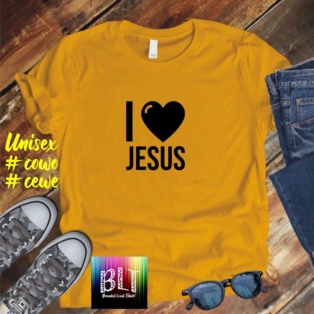 Cod Diskon Promo Gratis Ongkir Kaos I Love Jesus /Kaos Terlaris Kualitas Terjamin Kaos Pria Distro kristen protestanHits 2022/Kaos Murah Kaos Cotton 30s Kaos katun/Pakaian Pria Kaos Pria Dan Pakaian Wanita Kaos Viral/Best Seller Pakaian Pria