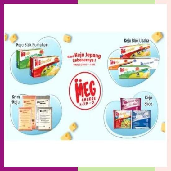 

Meg Starter Pack Keju 165G, Cheddar 170G, & Slice 8 Normal