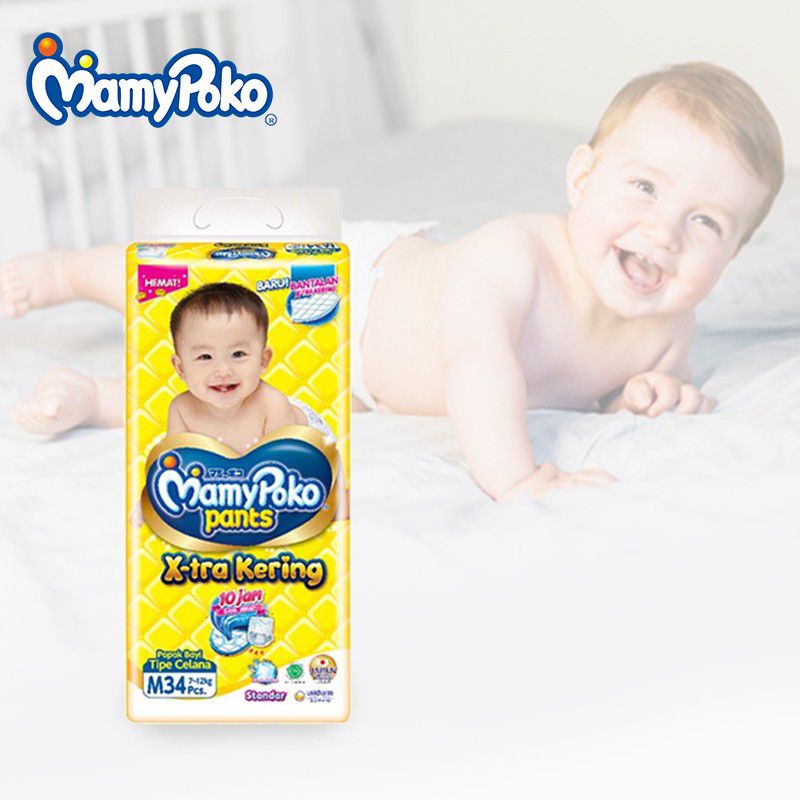 Mamypoko pants Ekstra Kering NB-S44/S38/M32/L28/XL26/XXL24/S56/M48/L42/XL38