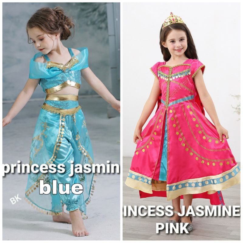 8100034 PRINCESS JASMINE DRESS / GAUN PRINCESS ALLADIN ANAK / DRESS INDIA ANAK IMPORT / KOSTUM ANAK