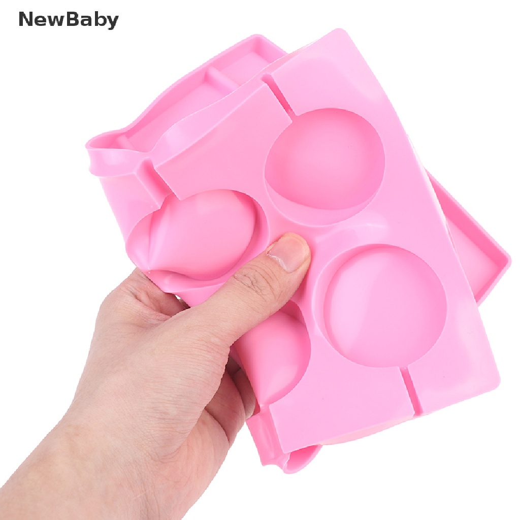 Cetakan Permen Lolipop 8 Lubang Bahan Silikon Untuk Dekorasi Kue