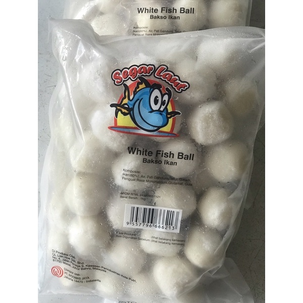 

segar laut white fish ball / baso ikan