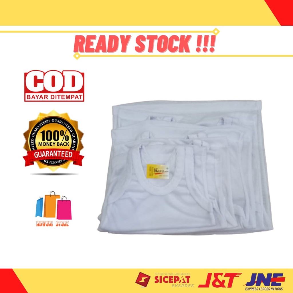 Kaos Dalam Bayi - Kaos Kutang Anak Bahan Katun