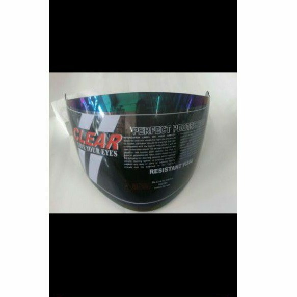 kaca helm takachi pelangi