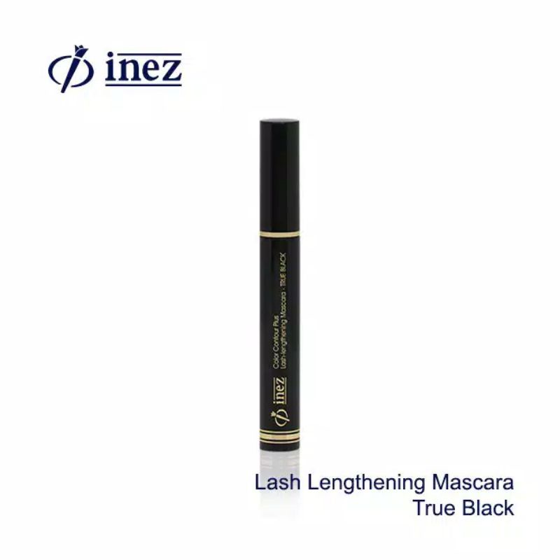 INEZ Color Contour Plus Lash Lengthening Mascara - True Black Maskara