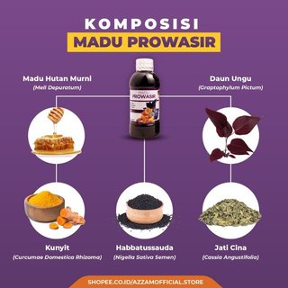 Madu Prowasir Obat Herbal Wasir Ambeien Benjolan Anus BAB Berdarah Susah BAB