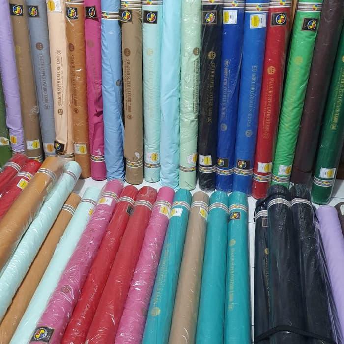 Bw7 Kain Katun Oxford Sari Warna Polos Grade A Bahan Baju Seragam Sekolah - 50Cm