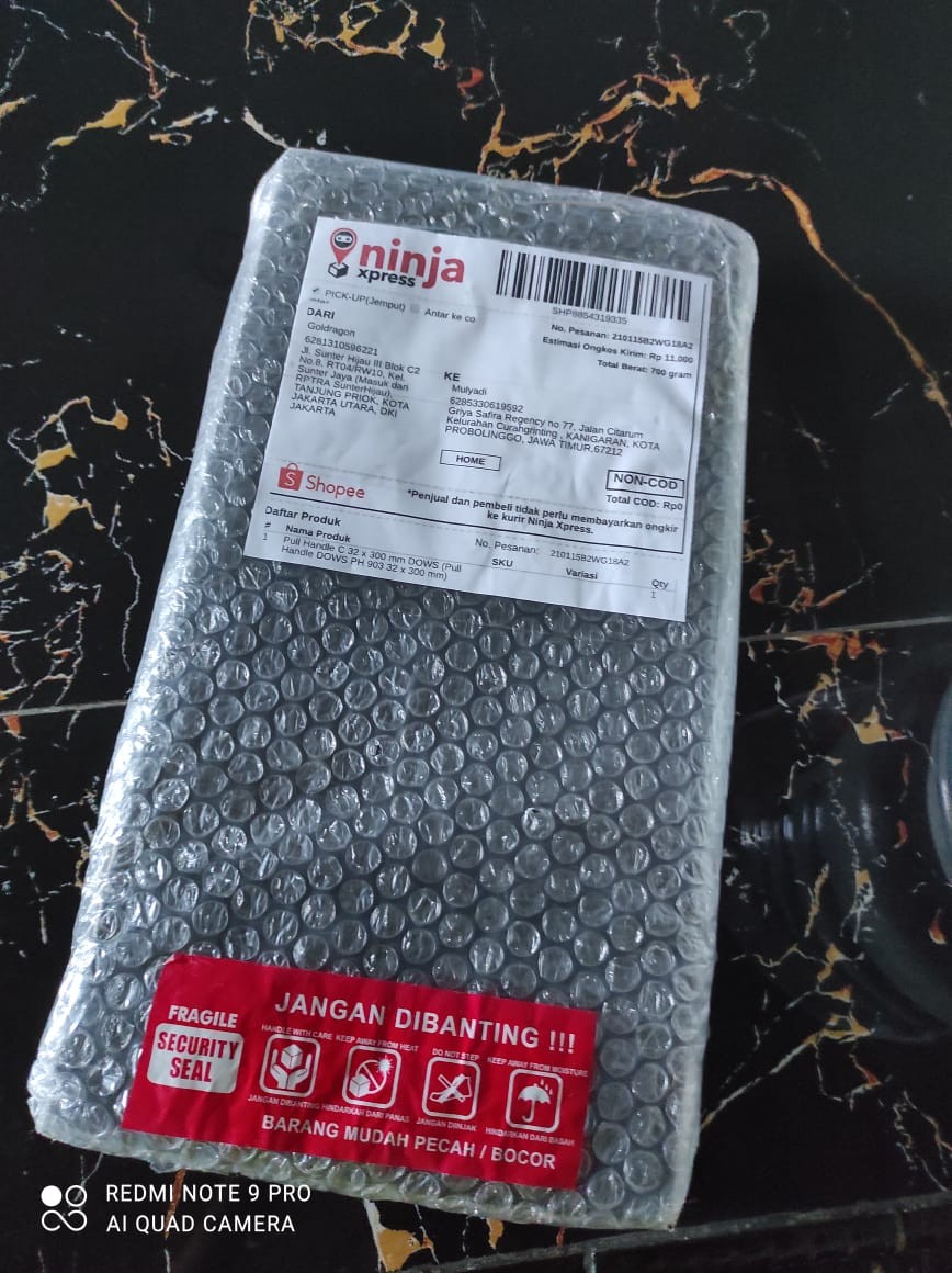 Pull Handle C 32 X 300 Mm Dows (pull Handle Dows Ph 903 32 X 300 Mm)