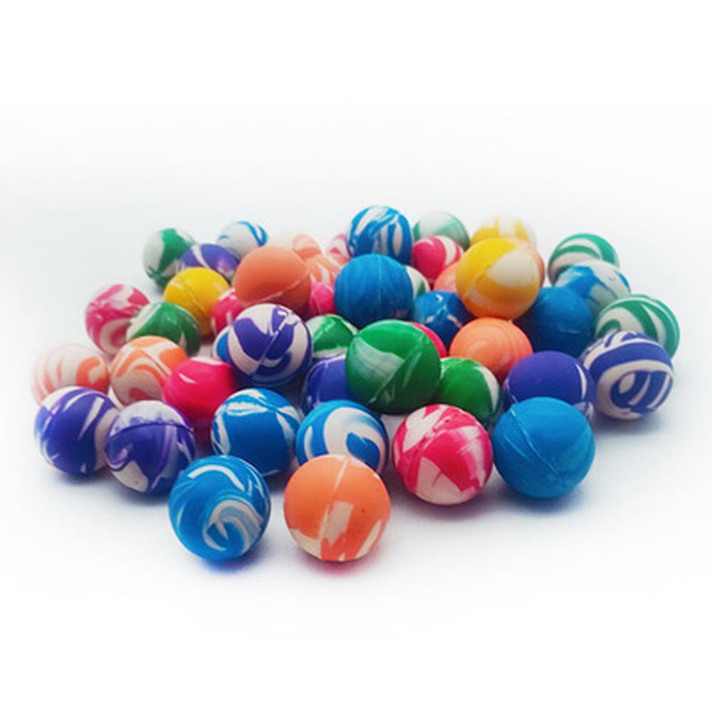 Quinton Bola Pantul Mainan Goyang Mainan Mandi Mini Elastis Warna Warni 20mm Jumping Balls