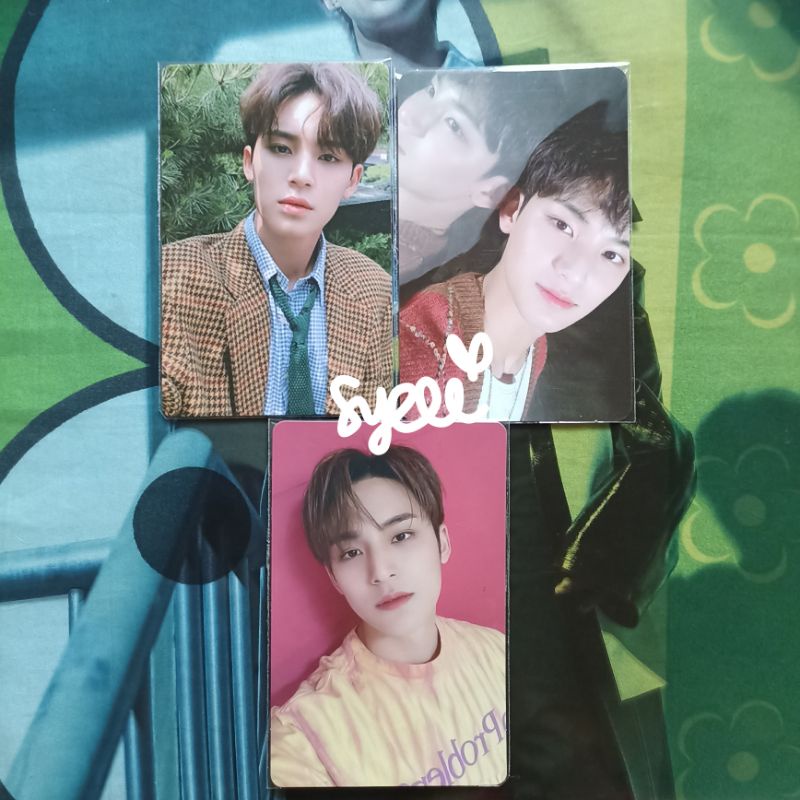 PC PHOTOCARD SVT MINGYU WONWOO CARVER ATTACCA AN ODE HENGGARAE HITORIJANAI