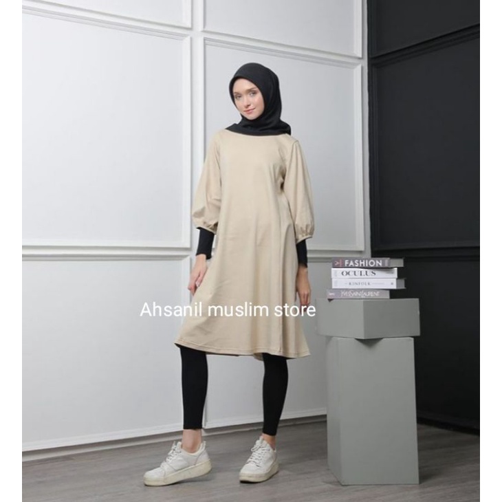 ASSYFA LONG TUNIK/TUNIK/TUNIK POLOS/TUNIK KEKINIAN/TUNIK TERBARU
