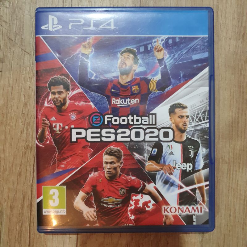 BD Efootball PES 2020 PS4 PS 4 Second Bekas Mulus