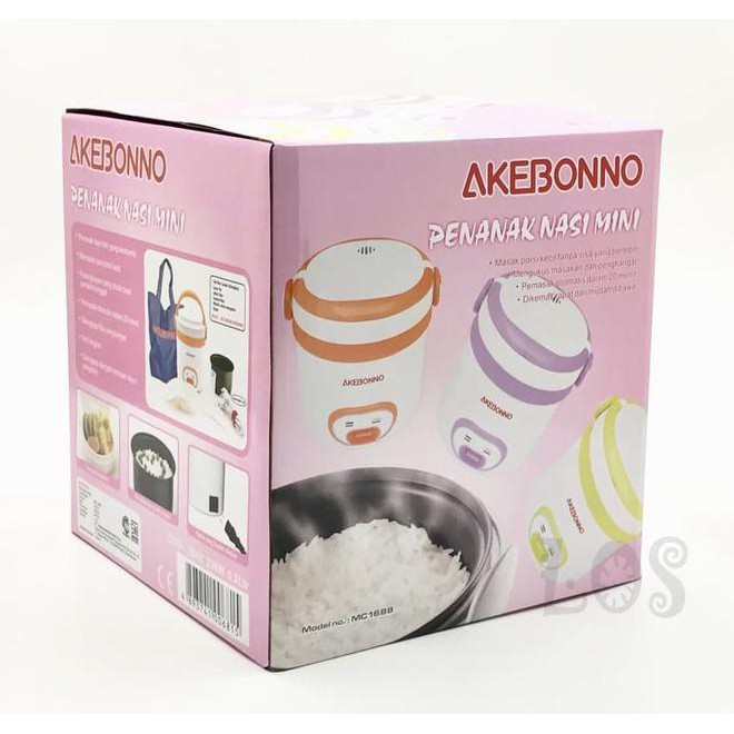 GHW RICE COOKER AKEBONNO 0.3 LITER 1688 (00148.00014) - HIJAU MUDA LS