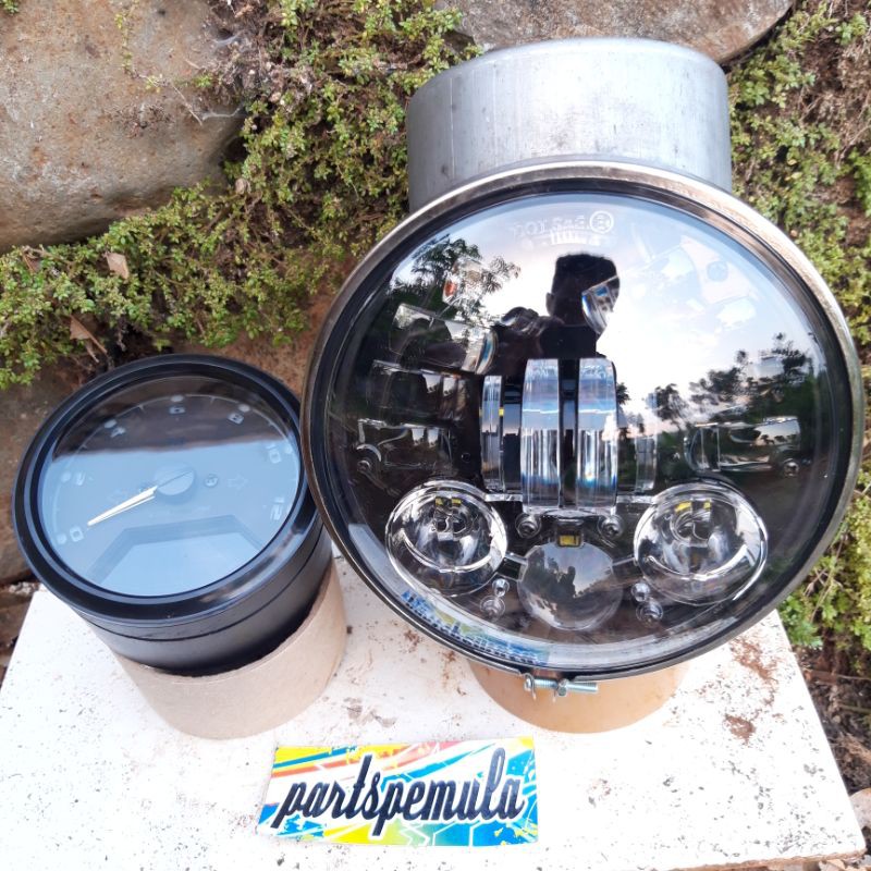 paket daymaker 16 led  set batok lampu yl l2g spido babon