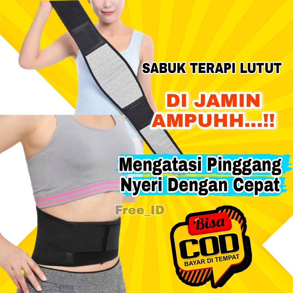 Alat Terapi Pinggang Kesehatan Punggung Sabuk Terapi Boyok Therapy Tourmaline Belt Kekinian